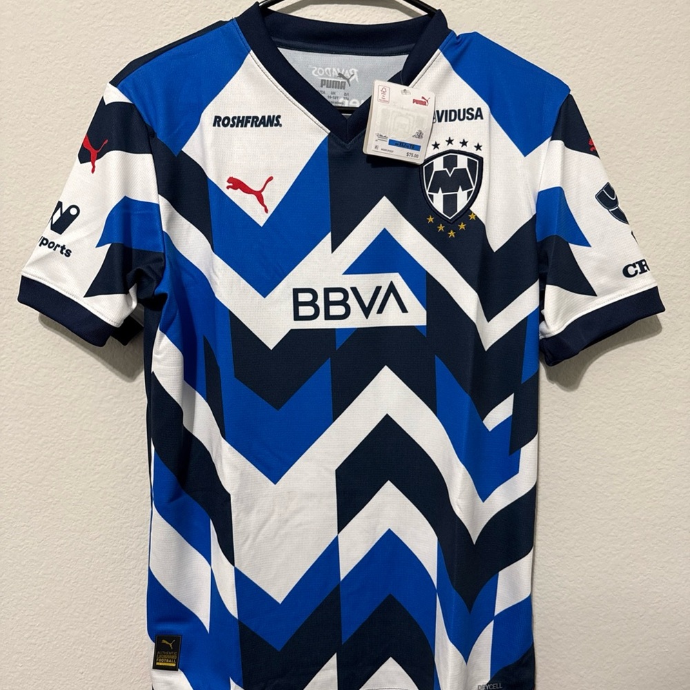 Puma Rayados de Monterrey 2023/24 Youth Soccer Jersey Size XL